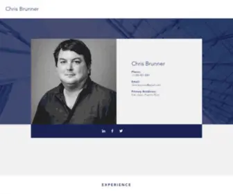Chrisbrunner.com(Chris Brunner) Screenshot