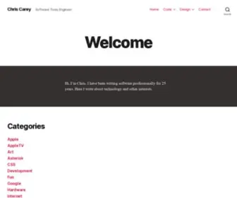 Chriscarey.com(Chris Carey) Screenshot