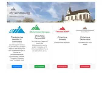 Chrischona.org(Pilgermission St. Chrischona) Screenshot