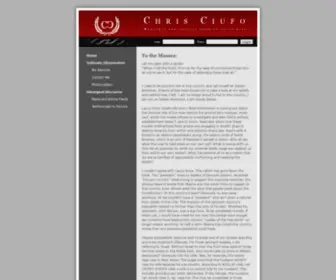Chrisciufo.com(Chris Ciufo) Screenshot