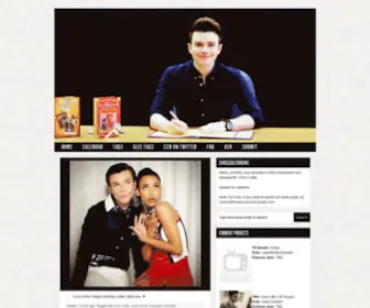 Chriscolfernews.co(Chris colfer) Screenshot