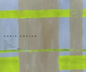 Chriscostan.com(Chris Costan's work) Screenshot