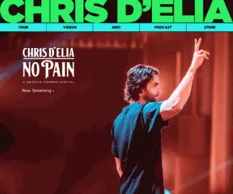 Chrisdelia.com(Official website for comedian) Screenshot