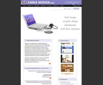 Chrisdesign.com(Toronto Web Design) Screenshot