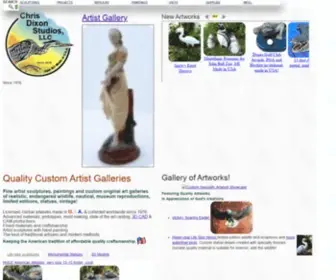 Chrisdixonstudios.com(Art USA for sale Realistic Wildlife) Screenshot