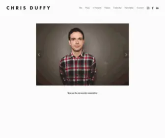 Chrisduffycomedy.com(Chris Duffy) Screenshot