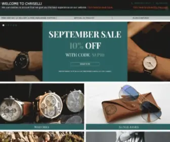 Chriselli.com(Shop Accessories Online) Screenshot