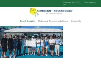 Chrisevert.org(Hosted by Chris Evert Charities) Screenshot