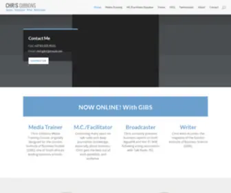 Chrisgibbons.co.za(Chris Gibbons) Screenshot