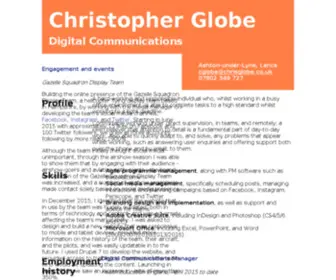 Chrisglobe.co.uk(ChrisGlobe) Screenshot