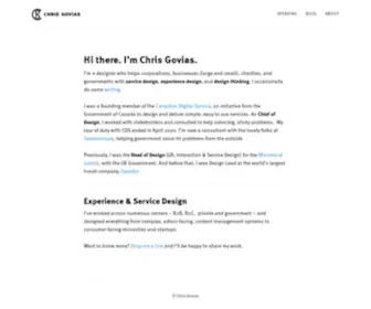 Chrisgovias.com(Chris Govias) Screenshot