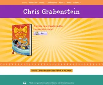 Chrisgrabenstein.com(Author Chris Grabenstein's Official Website) Screenshot