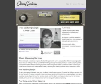 Chrisgrahammastering.com(Music Mastering Services) Screenshot