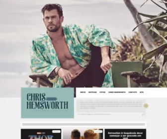 Chrishemsworthbrasil.com(Chris Hemsworth Brasil) Screenshot