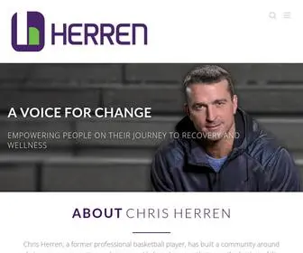 Chrisherren.com(Former Professional Basketball Player) Screenshot