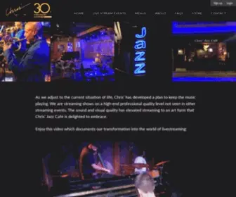 Chrisjazzcafe.com(Chris' Jazz Cafe) Screenshot