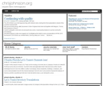 Chrisjohnston.org(Chrisjohnston) Screenshot