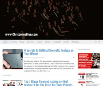 Chrisjonesblog.com(Chris Jones Filmmaker Blog) Screenshot