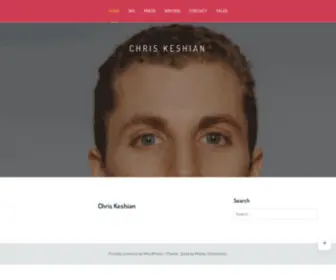 Chriskeshian.com(Chris Keshian) Screenshot