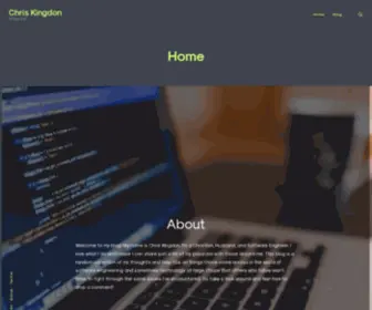 Chriskingdon.com(All Things Tech) Screenshot