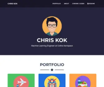 Chriskok.site(Chris Kok) Screenshot