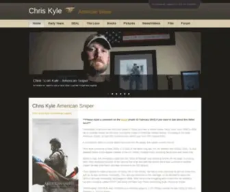Chriskyleamericansniper.info(Chris Kyle American Sniper) Screenshot