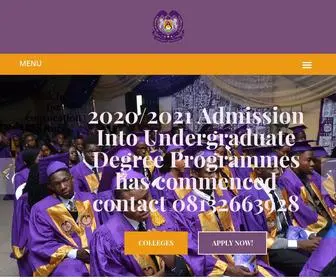 Chrislanduniversity.edu.ng(Chrisland University) Screenshot