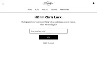 Chrisluck.com(Chris Luck) Screenshot