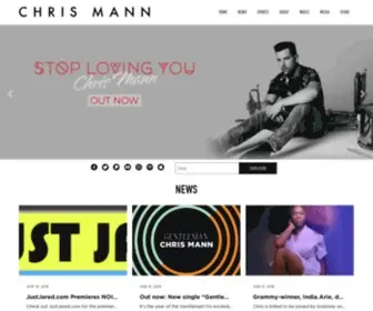 Chrismannmusic.com(Chris Mann) Screenshot