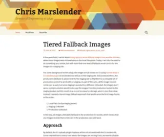 Chrismarslender.com(Chris Marslender) Screenshot