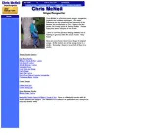 Chrismcneil.com(Chris McNeil Singer Songwriter in Boston) Screenshot