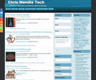 Chrismendlatech.com(Chris Mendla Tech) Screenshot