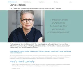 Chrismitchell-Lifecoach.com(Coaching for Artists & Creatives) Screenshot