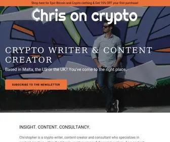 Chrisoncrypto.com(Christopher) Screenshot