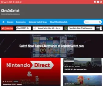 Chrisonswitch.com(Switch News Games Accessories at) Screenshot