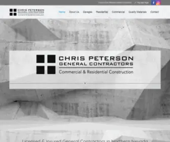 Chrispetersongc.com(Chris Peterson General Contractors) Screenshot