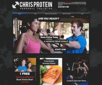 Chrisprotein.com(Chris Protein) Screenshot