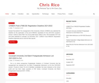 Chrisrico.com(My Personal Tips to Win Every Day) Screenshot