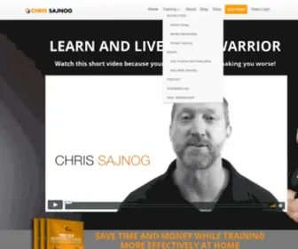 ChrissajNog.com(Chris Sajnog) Screenshot