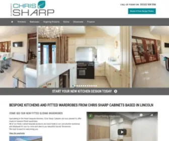 Chrissharpcabinets.co.uk(Modern & Traditional Bespoke kitchens) Screenshot