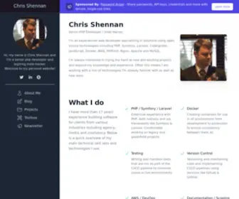 Chrisshennan.com(Chris Shennan) Screenshot