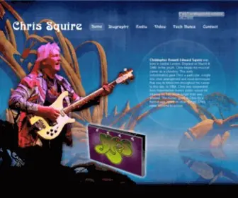 Chrissquire.com(Chris Squire) Screenshot