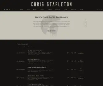Chrisstapleton.com(Chris Stapleton) Screenshot