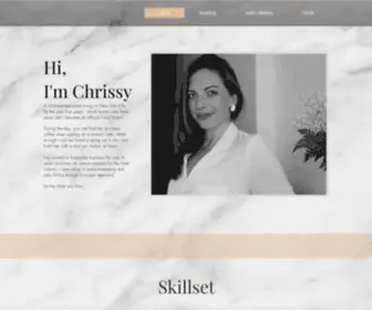 Chrissycox.com(Chrissy Cox specializing in brand consultanting and) Screenshot