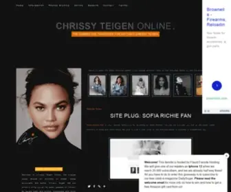 Chrissyteigen.org(Your original Chrissy Teigen fansite) Screenshot