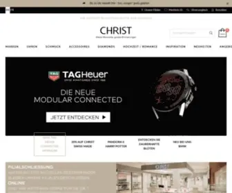 Christ-Swiss.ch(Die Nummer 1 in der Schweiz für Schmuck und Uhren) Screenshot