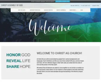 Christagnj.org(Building Lives Through Christ Love) Screenshot