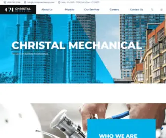 Christalmechanical.com(Christal Mechanical) Screenshot