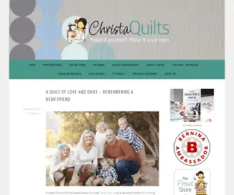 Christaquilts.com(Make it yourself) Screenshot