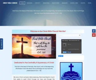 Christbiblechurch.org(CHRIST BIBLE CHURCH) Screenshot